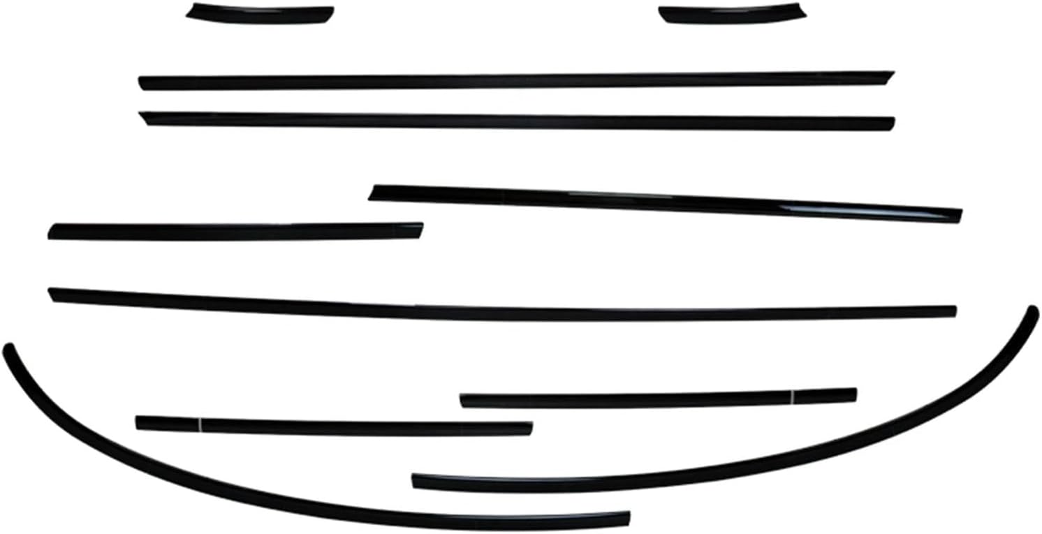 Exterior Window Trim Strip Gloss Black Door Frame Seal for MINI Clubman R55 2008-2014