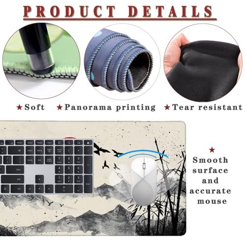 Tapis souris imperméable haute précision avec surface de vitesse et base antidérapante