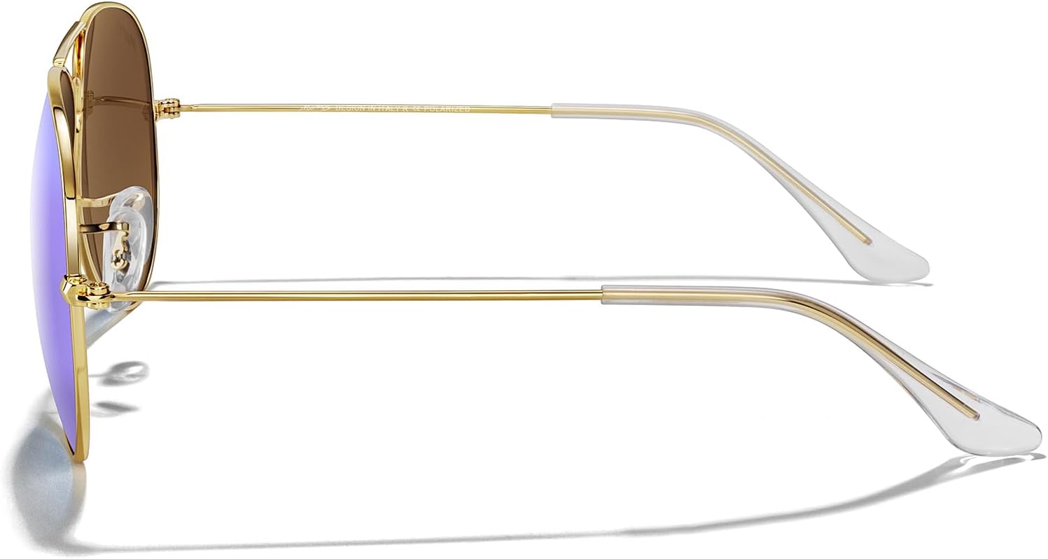 MERRY'S Classic Polarized Aviator Sunglasses for Men Women S6025