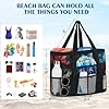 Ymomode Beach Bag - Mesh Beach Bag Large 8 Pockets, Beach Tote Bag Beach Essentials for Vacation Must Haves #5