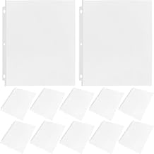 50pcs A4 Plastic Sheet Protectors, 3-Hole Pp Material Heavy Duty Binder Sleeves for Document and Paper Protection in Office, School, and Home Use