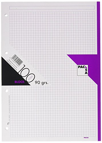 Pacsa 21048 - Recambio 90 g, A4, 100 hojas, color morado Cover