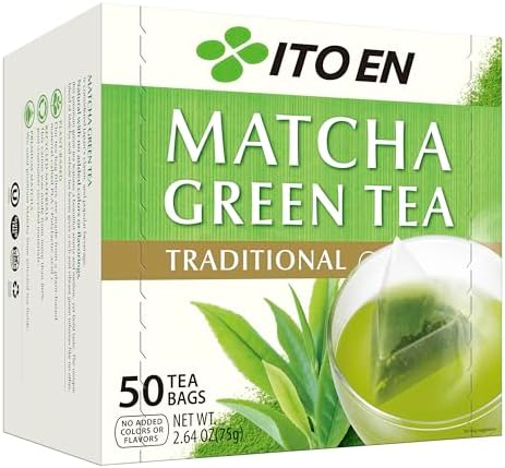 Ito En Traditional Matcha Green Tea 50 Count Zero Calories, Caffeinated