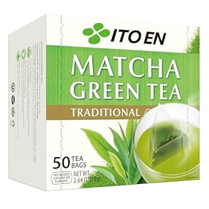 Ito En Traditional Matcha Green Tea 50 Count Zero Calories, Caffeinated