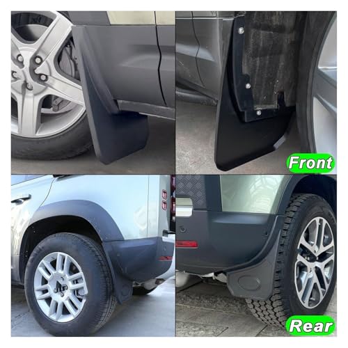 Protector guardabarros delantero trasero para Land Rover Defender L663 2020-2022 4