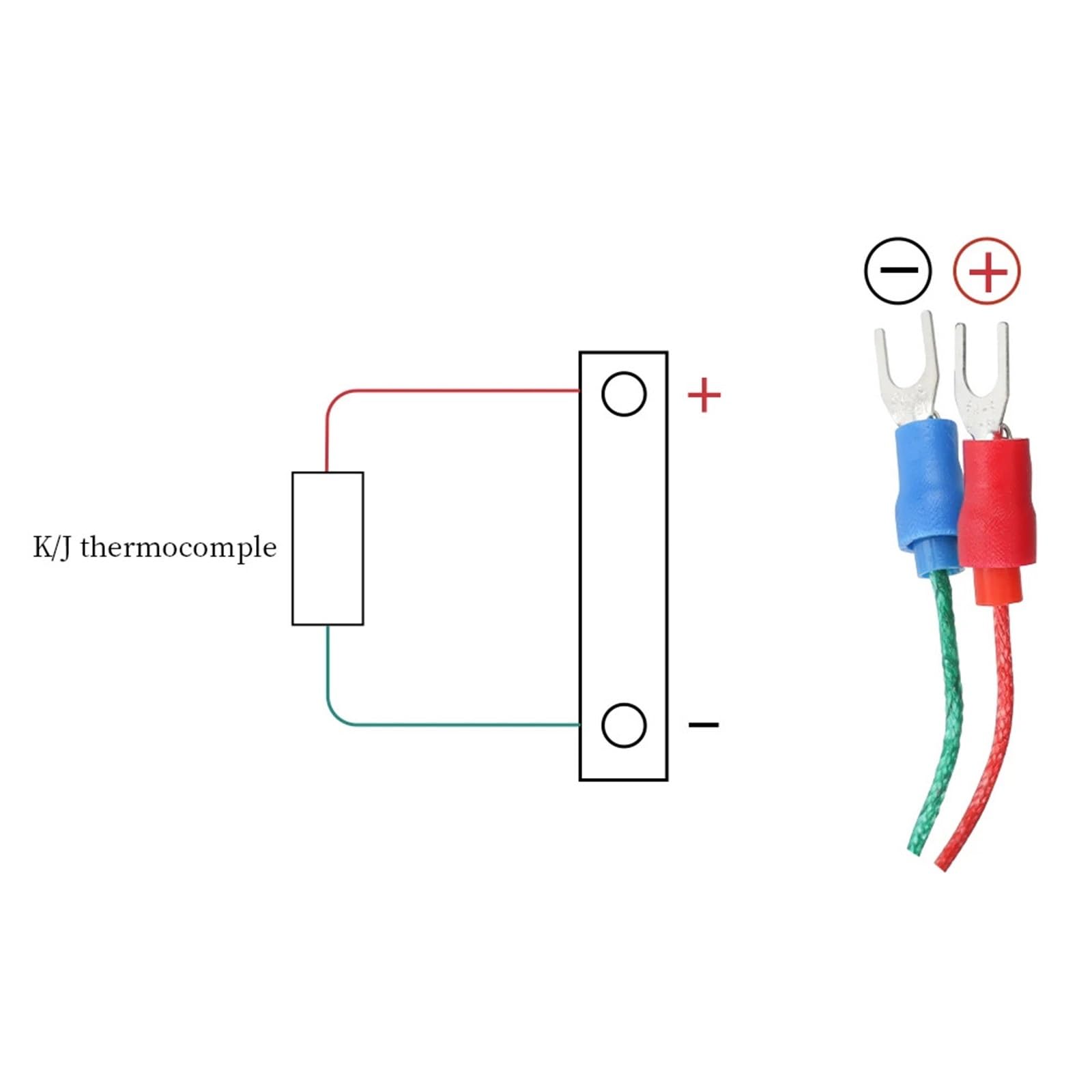 Czujnik temperatury 4 x 30 mm termopara typu in-line K/J/PT100 0-800℃ do przewodu regulatora temperatury PID 1M 2M 3M (PT100 3M)