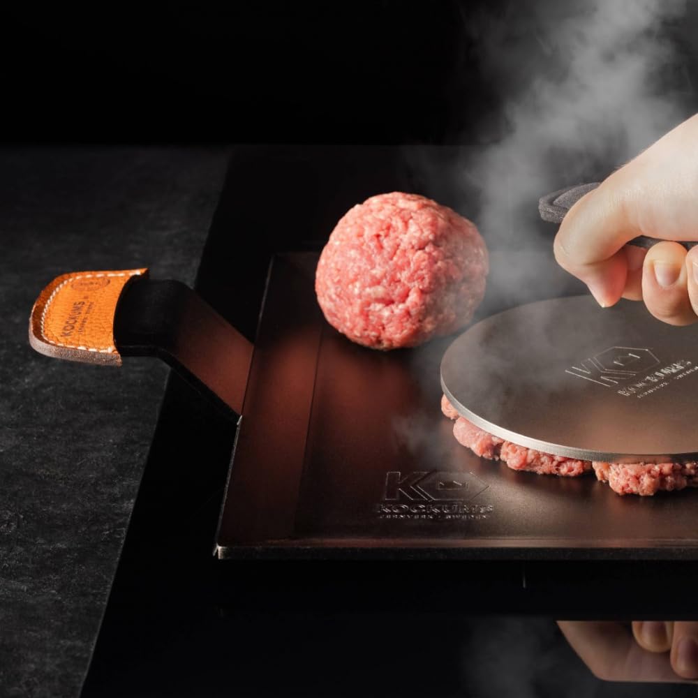 Kockums Jernverk Piastra per cottura 63 x 27 cm – Plancha Teppanyaki – Acciaio al carbonio 4 mm – senza PFAS – Barbecue a gas a carbonella forno a induzione fuoco aperto – Made in Sweden