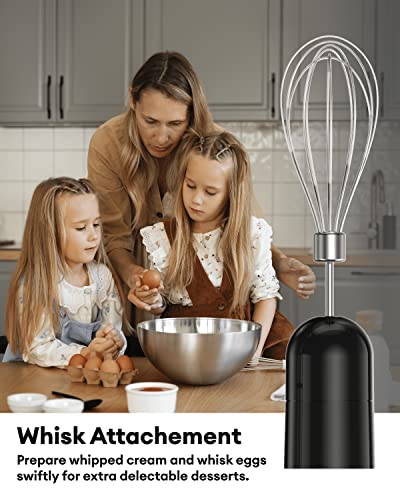 New 2023 Sofanci Immersion Electric Hand Held Stick Blender 3-In-1 Hand Blender 12-Speed With Turbo Mode 800W Full Copper Motor Titanium Stainless Steel Blades To Blend, Puree, Whisk & Froth #TOP3