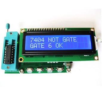 TES200 Integrated Circuit Tester 74 40 Series IC Tester Can Judge Logic Gate Digital Integration Test