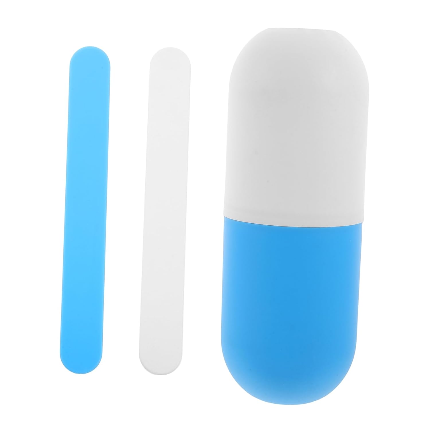 1set Plastic Tongue Depressors Cup Use Sticks for Clinics and Crafts Plastic Tongue Stirring Sticks White and Portable