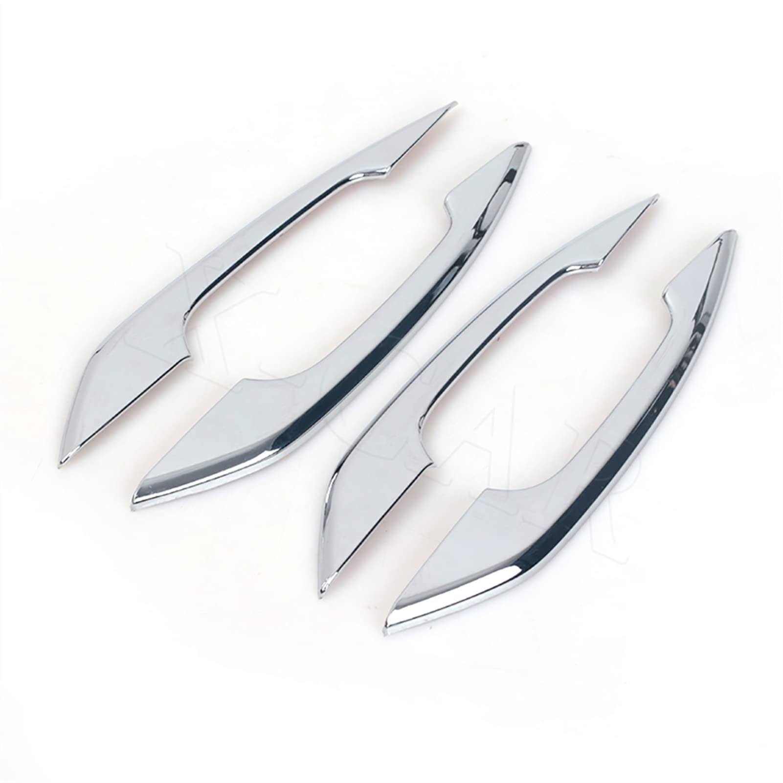 Fahbstr One Color Car Inner Handle For A4 2017-2019 4Pcs Glossy Chrome Car-Styling Exterior Door Handle Cover Trim