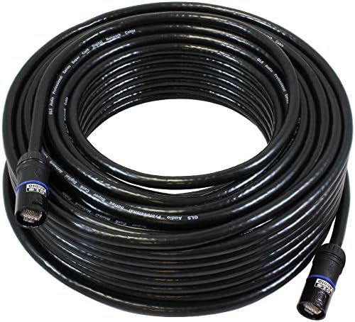 GLS Audio 100-Feet Ethercon Compatible RJ45 Cat6 Cable OFC Pro Tour Heavy Duty G-Shell G45