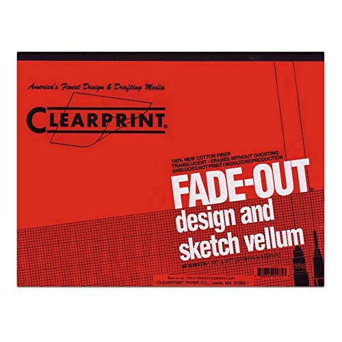 1000HP Series Vellum Design and Grid Sketch Size: 0.5" H x 17" W x 11" D