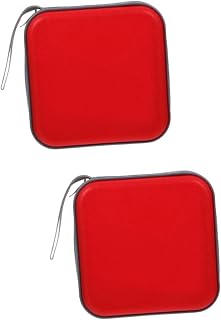 LIFKOME 2Pcs 40 CD Bag Pocket Wallet Holders For Your Car Zip Wallet Zip Storage Bags CD Storage Fichário CD Disc Holder Dvd Organizador Dvd Storage Pouch CD Holder Pouch Pp Protector