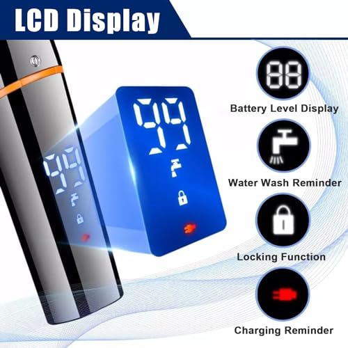 Image of RETOLIT Hair Clipper Cordless Rechargeable, 17 in 1 Clippers Hair Trimmerm for Men, Professional Beard Shaver Detail Trimmer, Hair Cutting Kit Waterproof with Led Display, USB Cord