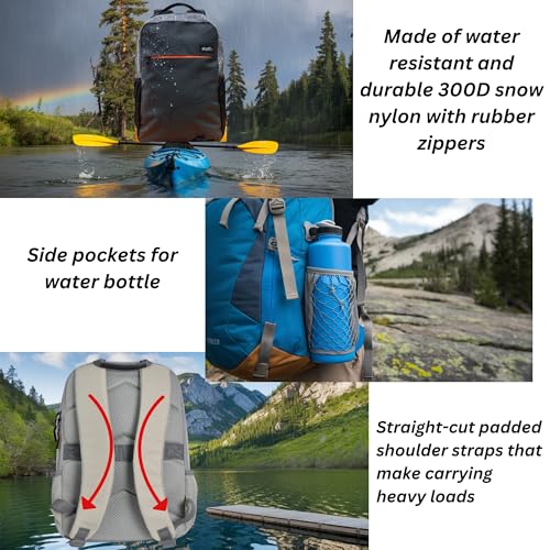 Image of ENL030415B (White) Travel Bag for Men Backpack - Stylish Travel Backpack & School College Bag, Durable Back Packs Bags for Men & Women, Perfect Bag Packer for Men