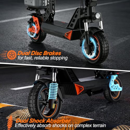 E-Scooter with Detachable Seat & 35 Mile Range