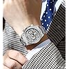 ADSBIAOYE Watches for Men Automatic Diamond Stainless Steel Waterproof Luminous Luxury Dress Wrist Watches