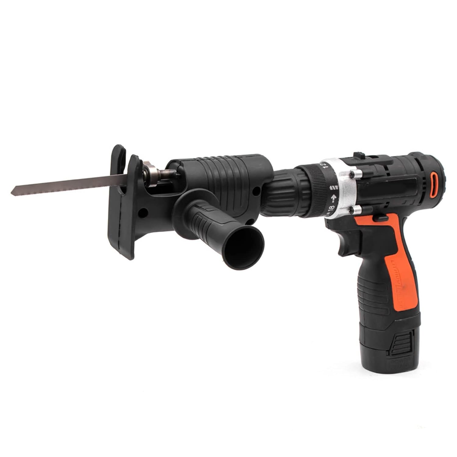 Reciprocating Saw Attachment Kit for Cordless Drill with Blades for