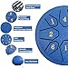 RANMING 4.5 Inch 8 Note C Key Steel Tongue Drum - Tongue Drum for Meditation, Yoga & Sound Therapy, Portable Handpan Drum with Soothing Harmonics, Ideal Gift for Beginner&Adults, Blue