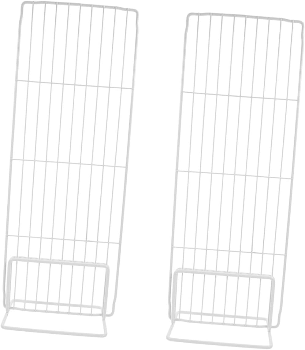 2sets Freezer Divider Metal Mesh Partition for Deep Freezer Organization Iron Separator for and Neat Storage Refrigerator