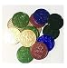 Set of 10 Assorted Metallic Multi Colored Slammers for Pog or Milk Cap Game
