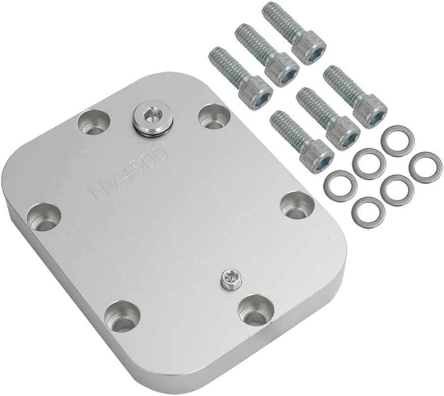 AUTOVIC Transmission Oil Cooler Cover Aluminum for Dodge Ram Pickup 2500 3500 NV4500 Trans PTO Oil Cooler Cover