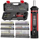VANPO Cacciavite dinamometrico da 1/4 di pollice 1-9 Nm piccolo cacciavite dinamometrico Set di cacciaviti dinamometrici con 60 punte S2 promemoria clic per strumenti