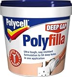 2 X Ready Mixed Tub Deep Gap Polyfilla, 1 L - White