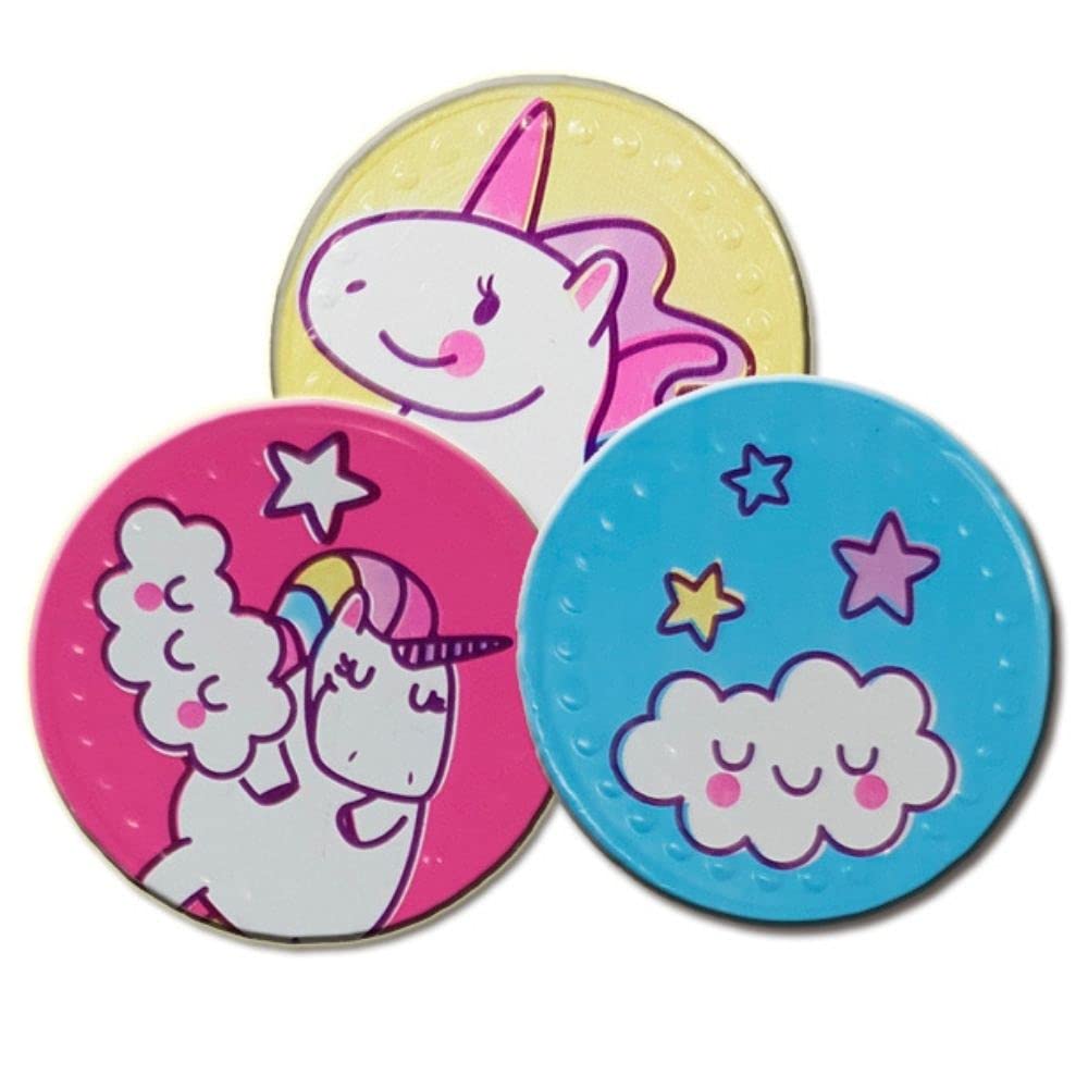 Monedas De Chocolate Con Leche Unicornio 1 Kg 190 Piezas 40 Mm
