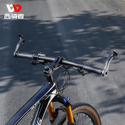 SONZUIA Bike Bar Ends, MTB Inner Bar Ends, Mountain Bike Handlebar Ends, Cycling Handle Bar end with Bicycle Handlebar Ends Caps - Thumbnail 2