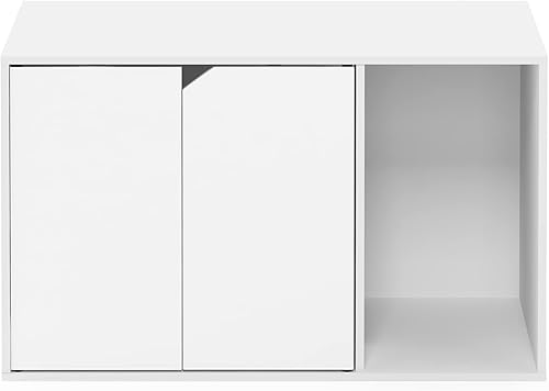 Vista 99 de Furinno Peli Caja de arena pequeña, nogal Columbia Nuez Columbia