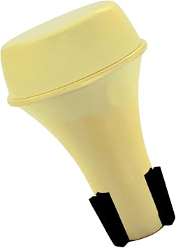 1Pc Trumpet Mute Lightweight Abs Practice Mute for Silent Playing Accessory for Beginners Musicians Portable Design for Home Outdoor Use