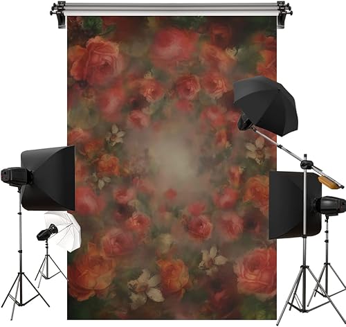 Kate Telón de fondo de rosa de arte fino de 6.5 x 10 pies6.6x9.8 ft, textura Abstarct, fondo de tela impresa digital, accesorios de estudio de