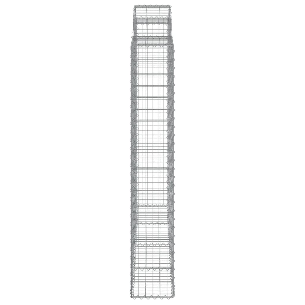 celosias Madera,celosias,Jardinera,Cestas de gaviones 9 uds Forma de Arco Hierro 200x50x180/200 cmIdeal para Jardines, Salones Donde se necesite