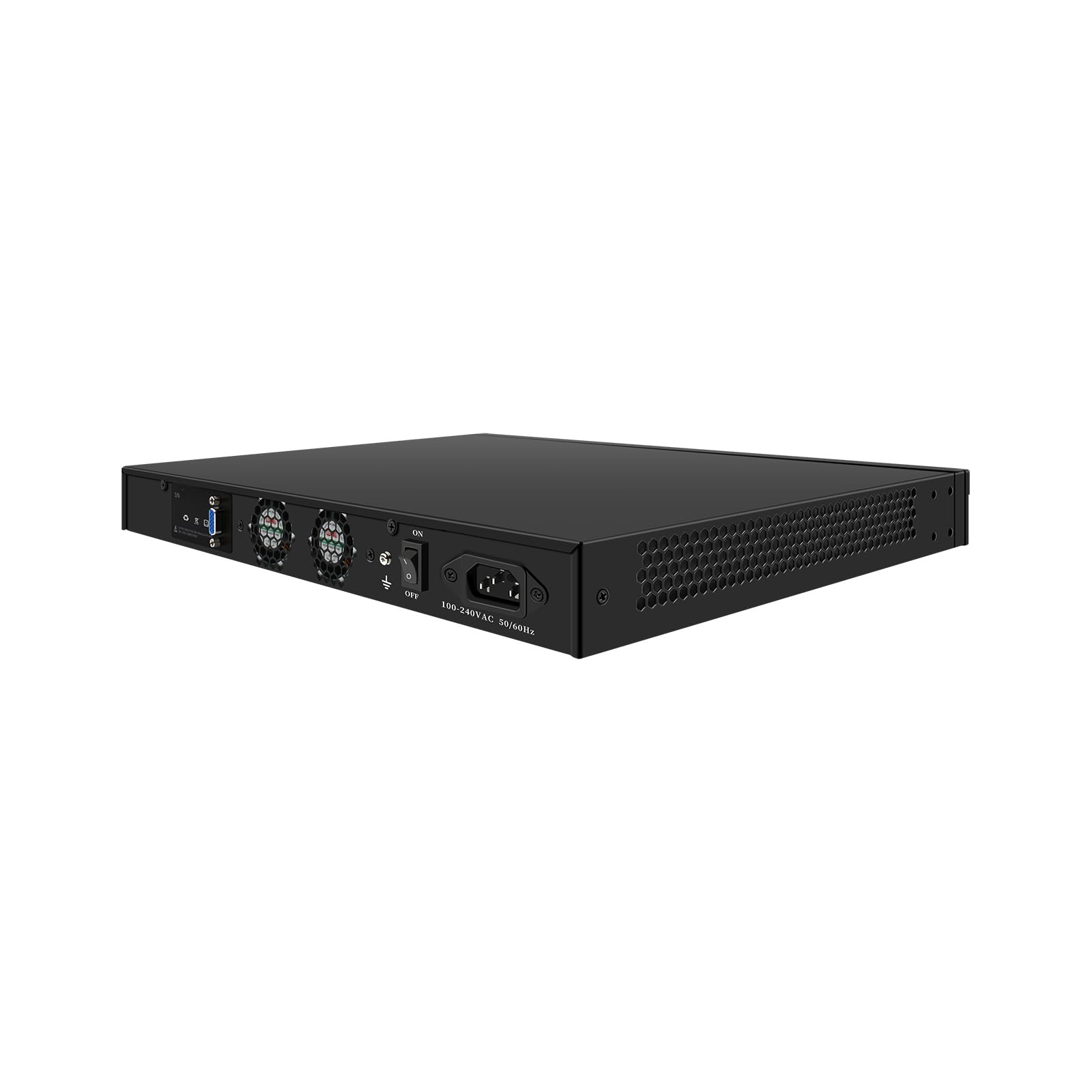 1U Firewall Hardware Network Security Appliance, PFSense, Untangle, Mikrotik, OPNsense, VPN, Router PC, Atom D525, RJ08, 6 x 82583V 82574L, Console, VGA, 4G RAM, 32G SSD