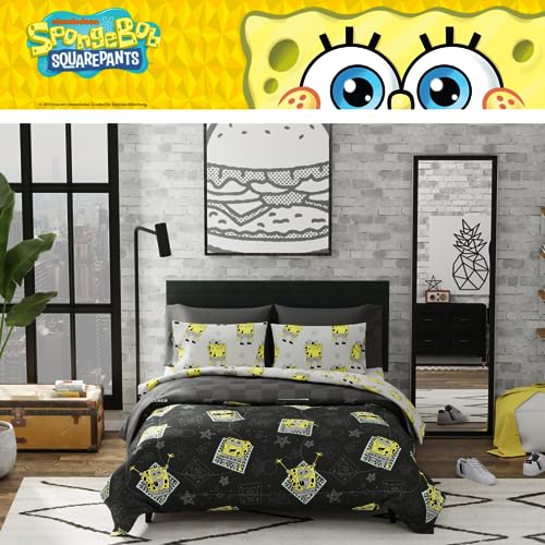 Image of Collectibles Spongebob Squarepants Bedding Super Soft Cozy Microfiber Reversible Comforter, Queen, (Officially Licensed Product) by Franco