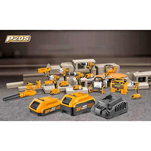 Image of INGCO CIDLI 2002 Lithium-ion Impact Drill Cordless 18+1+1 Torque Settings 22500 /min Impact Rate 2.0 Ah Battery 2 Speed Gear CR-V Bits Compact Kit for Home Improvement & Industrial Use