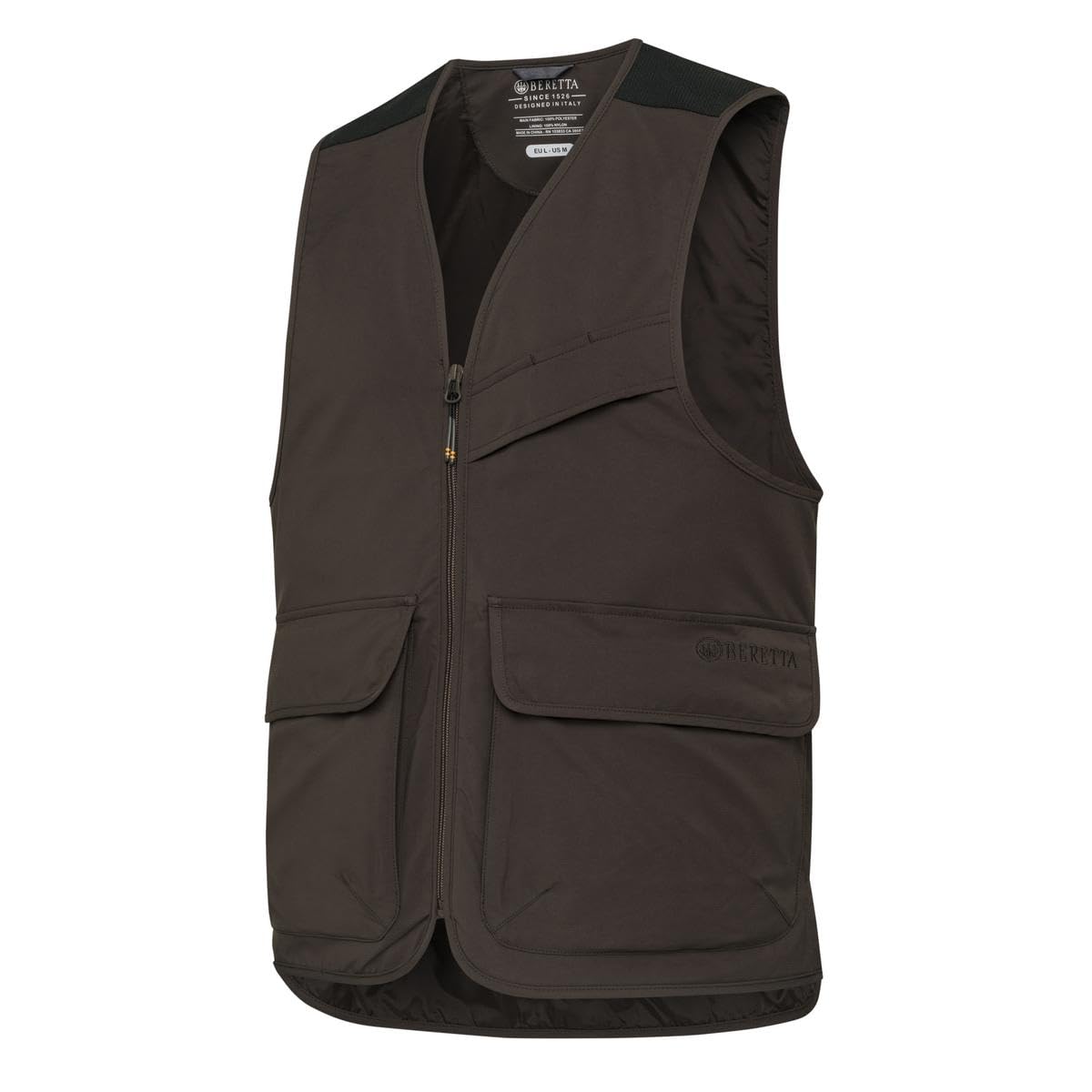 Beretta Men's Brown Symmer Vest Bark XXXX-Large - Hunting Outdoor Gear For