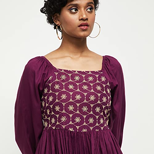 Image of Max Women's Rayon Shirt Maxi Dress
