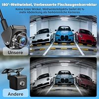 Vtopek 180° Weitwinkel Rückfahrkamera Auto AHD 1080P NTSC für RV Wohnmobil – Ansicht 2