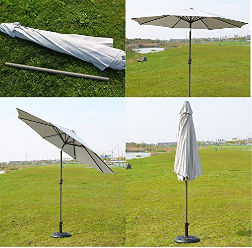 Parasol exterior con protección UV50+ y sistema de inclinación CLSDRZC 6