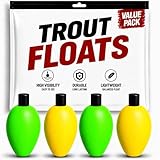 Bobbers for Fishing/Bright Floats - Trout, Crappie, Walleye, Panfish
