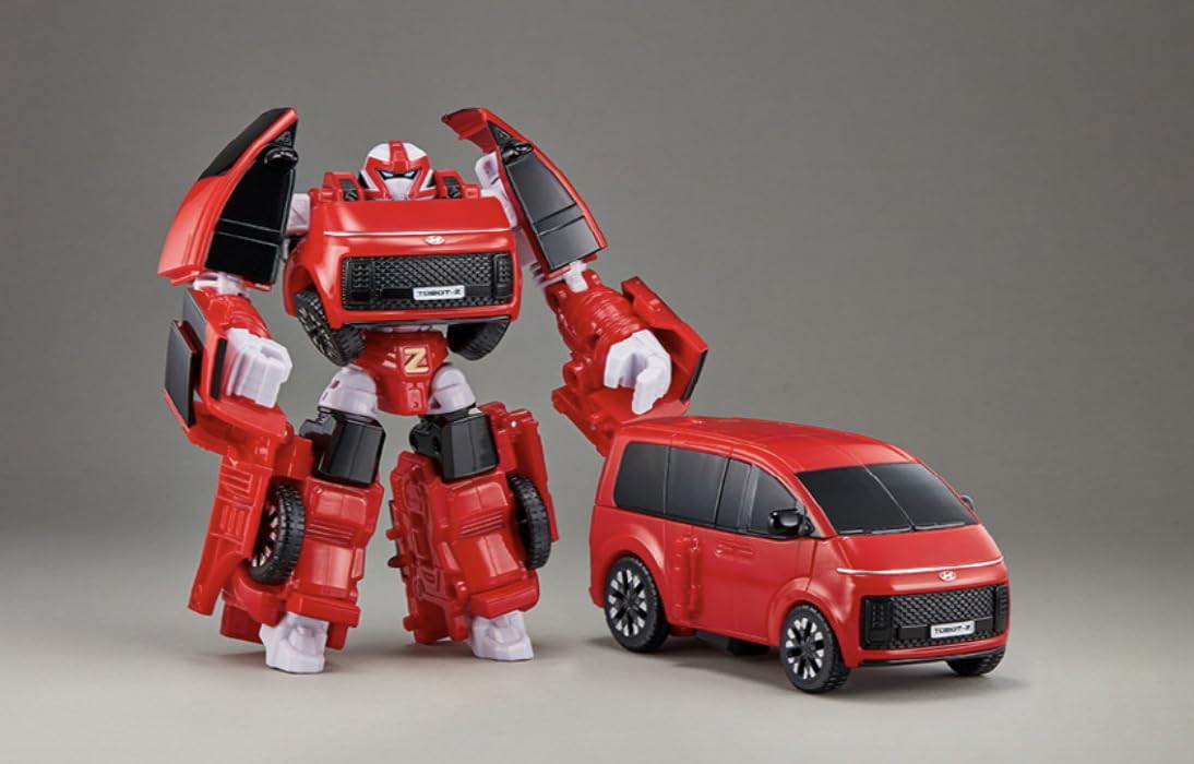 T.o.b.o.t Smart Series Figurine robot transformant – Mode voiture berline bleue, conversion à 2 modes, posable, avec support d'affichage et instructions (français non garanti) (Smart Z)