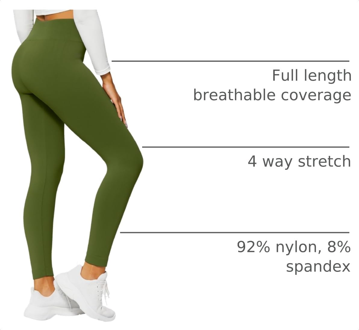 Conceited Fleece Lined Leggings in New Sweater Knit and 20+ Colors (Available in Plus Size) image 4