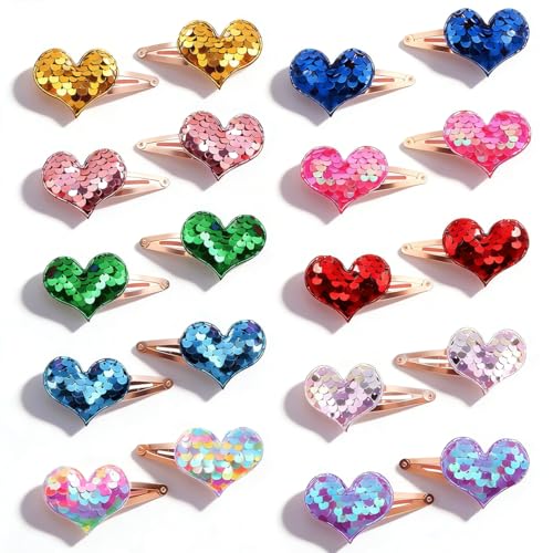 Pinzas para el pelo con purpurina: bonitos accesorios para regalar con amor a las niñas