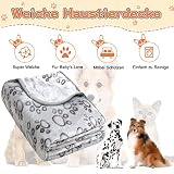 Gorgelly Hundedecke, Weiche Haustierdecke Waschbar, Kuscheldecke Flauschig for für Groß Hunde Katzen, Sofaschoner für Hunde, Hundedecke für Unterwegs, 130x110 cm(1 Pack)