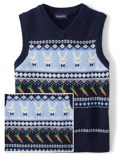 The Children's Place Boys' Pullover Sweater Vest3