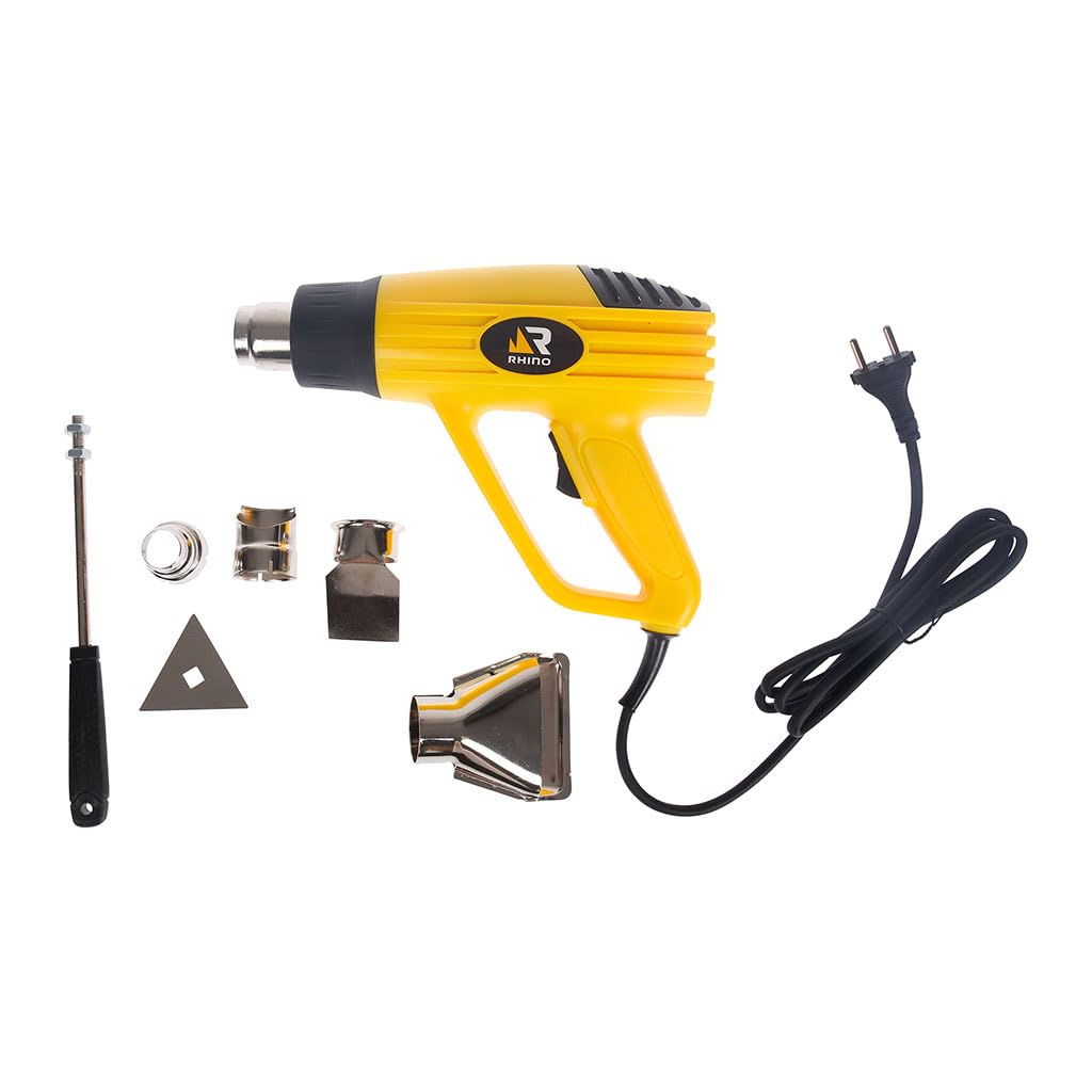 Décapeur thermique 2 vitesses 1350W/2000W + mallette de transport + 5 accessoires