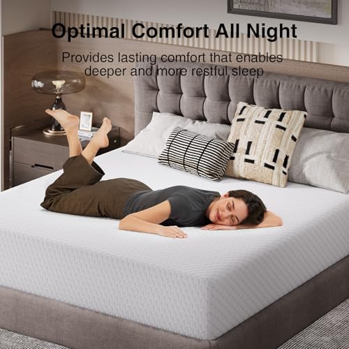 Image of Novilla Queen Mattress 14 Inch, Queen Size Memory Foam Mattress for Pressure Relief & Supportive Comfort, Cool Refreshing Sleep Mattress in a Box, CertiPUR-US Certified, Medium Firm